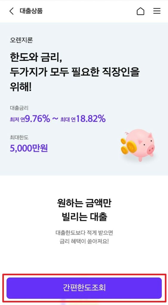 간편한도조회