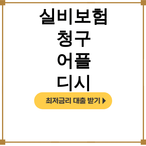실비보험 청구 어플 디시
