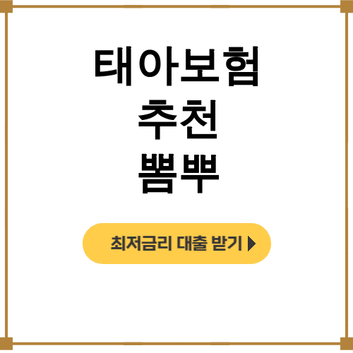 태아보험 추천 뽐뿌